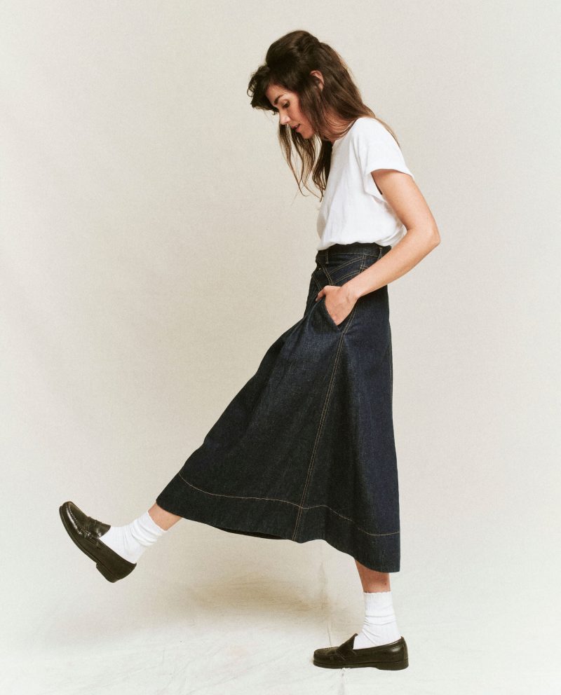 The Field Skirt. -- Rinse Wash - Image 5