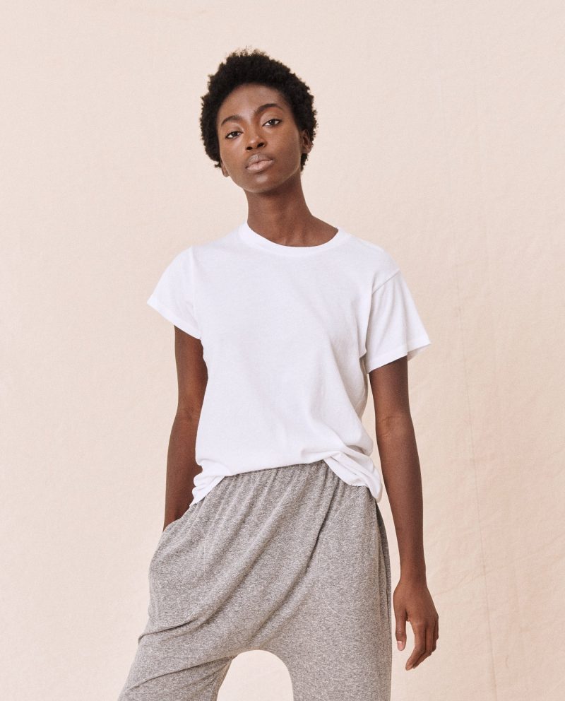 The Slim Tee. Solid -- True White - Image 3